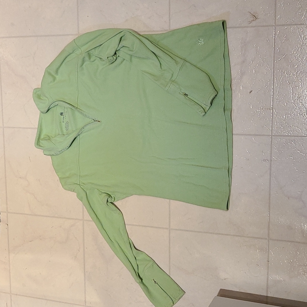 Green Women's Quarter Zip